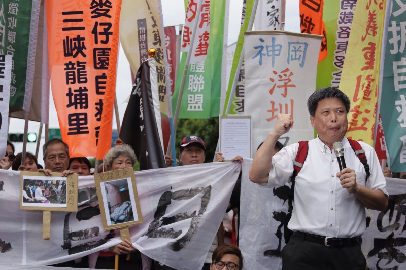 2016-09-05-民團凱道抗議土地徵收反迫遷-徐世榮-曾原信攝 2016-09-05-民團凱道抗議土地徵收反迫遷-徐世榮-曾原信攝