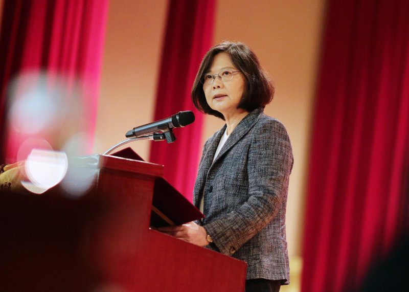 作者認為,蔡英文對於川普當選美國總統一事已是押錯寶了。(資料照,總統府提供) 作者認為,蔡英文對於川普當選美國總統一事已是押錯寶了。(資料照,總統府提供)
