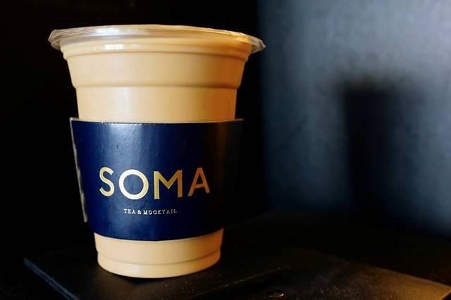 第一次喝可點招牌的「茶歐雷系列」。（圖/SOMA 特調飲品@facebook，Klook提供）