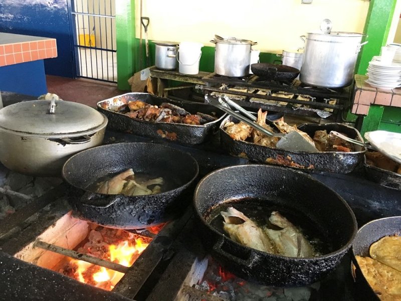 大火快炒的異國料理令人期待。(圖/李秀玲攝影) 大火快炒的異國料理令人期待。(圖/李秀玲攝影)