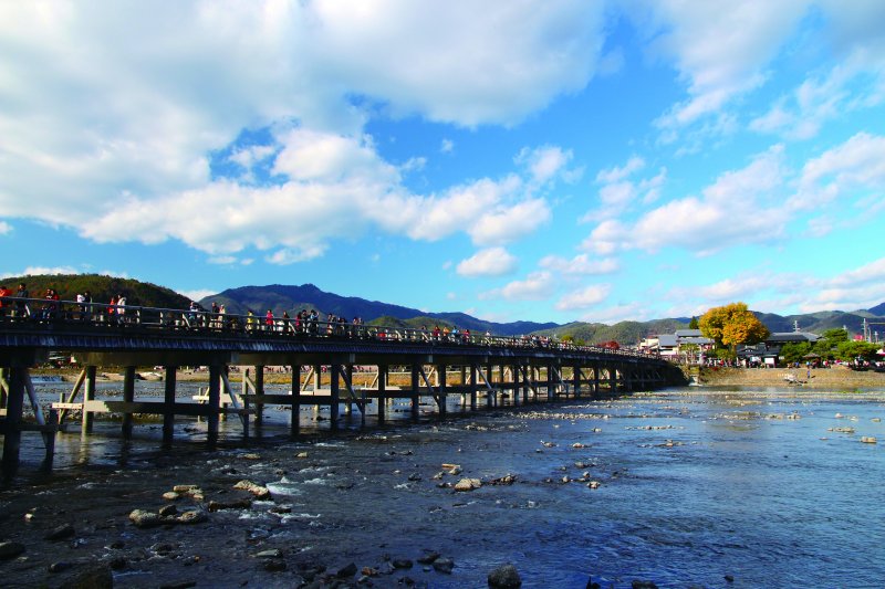 渡月橋(圖/健行文化提供) 渡月橋(圖/健行文化提供)
