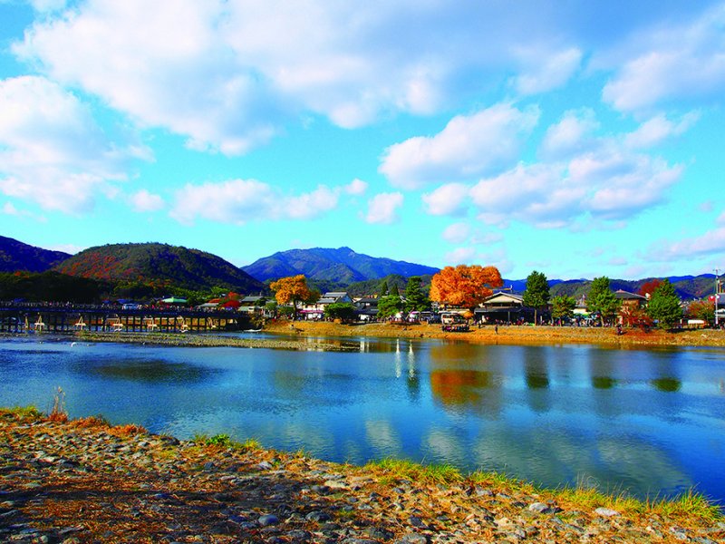 渡月橋(圖/健行文化提供) 渡月橋(圖/健行文化提供)