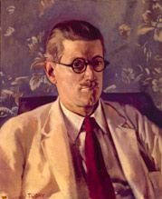 1924年,喬伊斯在巴黎(Wikipedia/PD-US) 1924年,喬伊斯在巴黎(Wikipedia/PD-US)