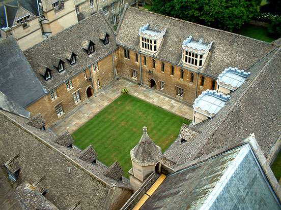 圖1:英國牛津大學莫頓學院。(取自牛津大學) 圖1:英國牛津大學莫頓學院。(取自牛津大學)