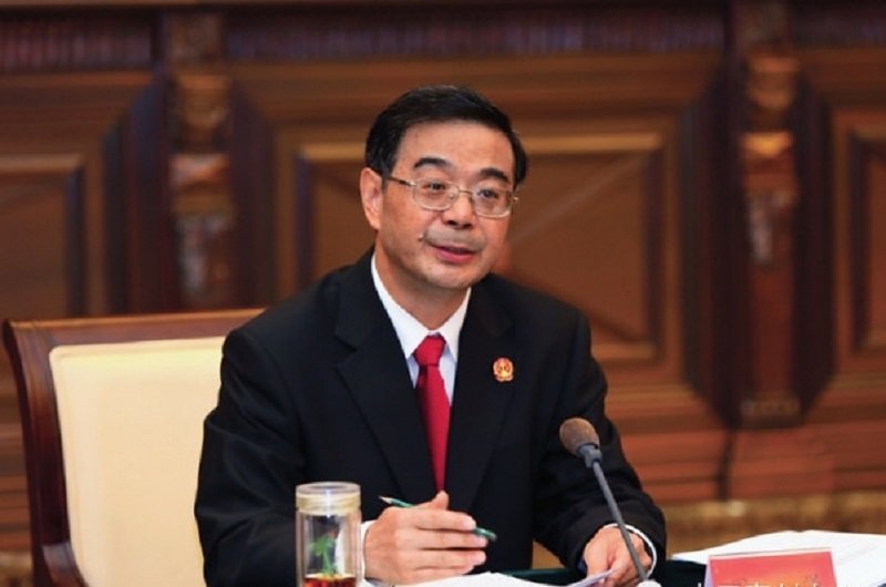 中國最高人民法院院長周強。 中國最高人民法院院長周強。