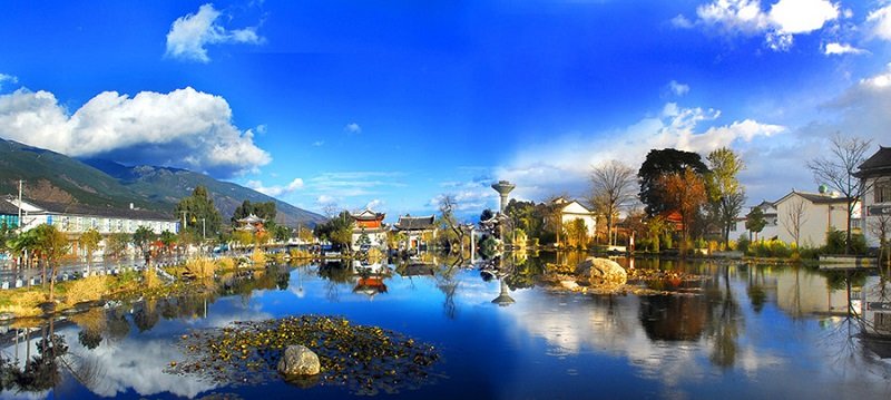 喜洲古鎮。 喜洲古鎮。