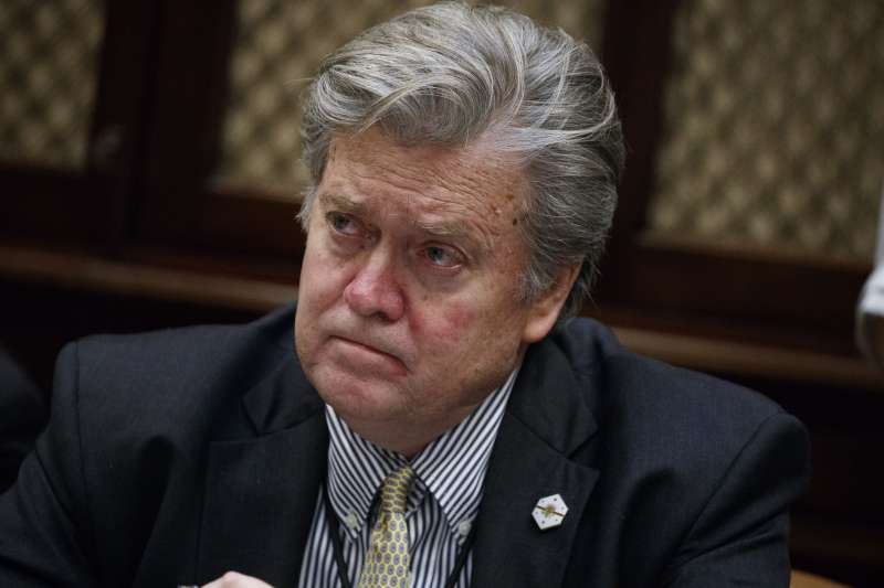 白宮策略長巴農（Steve Bannon）（AP）