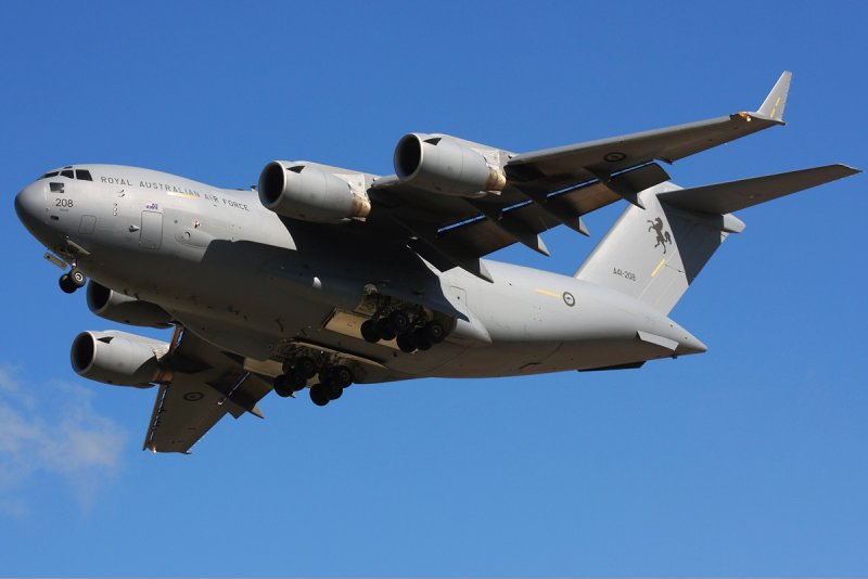 C-17運輸機。（圖/DuanZhu@wikipedia）