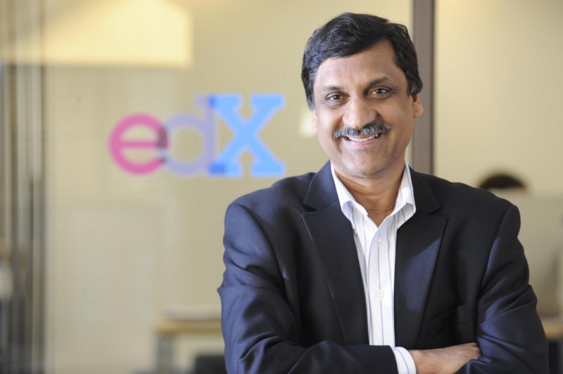 MIT教授，同時也是 edX 的創辦人兼 CEO Anant Agarwal。（圖/edX@facebook，數位時代提供）