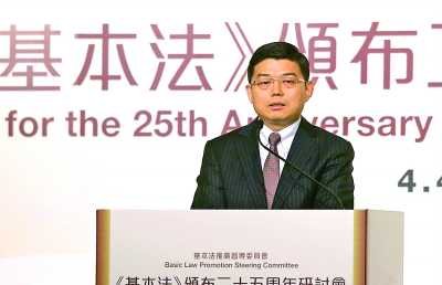 北京中央政府駐香港聯絡辦公室法律部部長王振民(新華社) 北京中央政府駐香港聯絡辦公室法律部部長王振民(新華社)