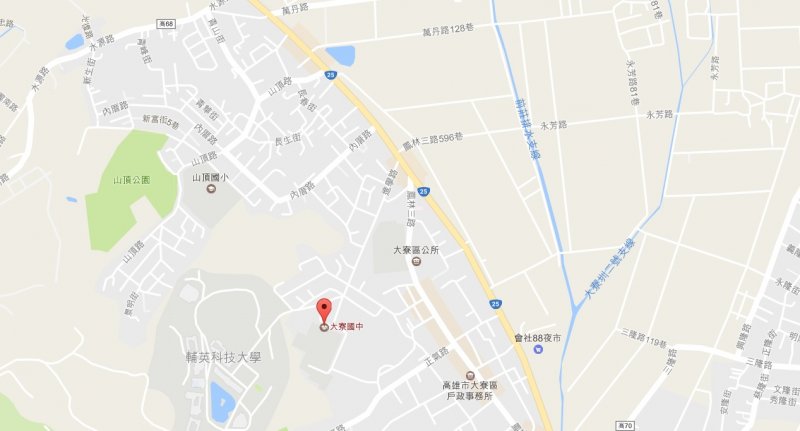 校園座落於丘陵地形 藉由綠建築誘導式設計手法！（圖／高雄市工務局新工處提供）