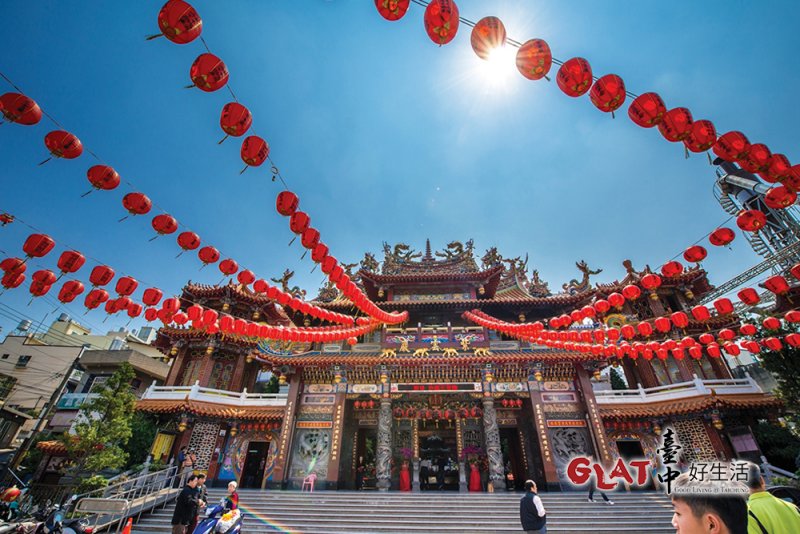 清水老街上最大的廟宇是紫雲巖，供奉觀世音佛祖。（圖/台中好生活提供）