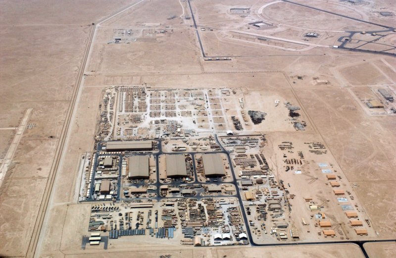 烏代德空軍基地2009年空照圖。(維基百科公有領域) 烏代德空軍基地2009年空照圖。(維基百科公有領域)