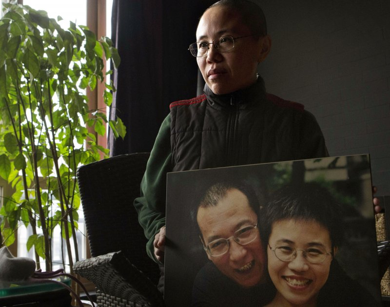諾貝爾和平獎得主、中國異議人士劉曉波的妻子劉霞,攝於2012年12月6日(AP) 諾貝爾和平獎得主、中國異議人士劉曉波的妻子劉霞,攝於2012年12月6日(AP)