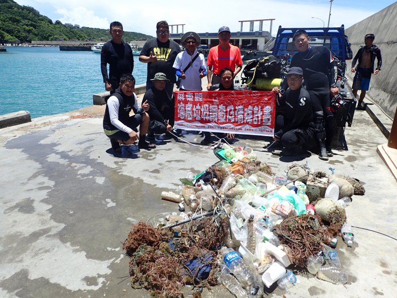 屏東縣配合行政院環境保護署推動「海洋垃圾治理策略」。(圖/屏東縣政府環保局水污染防治科提供)