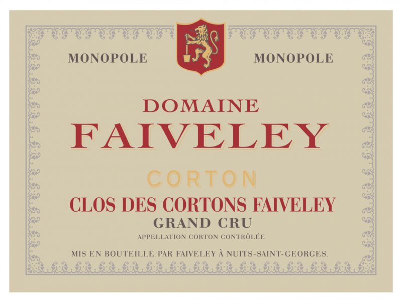 菲富萊高登之牆 (Clos des Cortons Faiveley) ,不僅是菲富來酒莊的旗艦酒款,也被認為是最能展現菲富萊嚴謹的釀酒態度和具長時間陳年潛力的代表作品。.jpg 菲富萊高登之牆 (Clos des Cortons Faiveley) ,不僅是菲富來酒莊的旗艦酒款,也被認為是最能展現菲富萊嚴謹的釀酒態度和具長時間陳年潛力的代表作品。.jpg
