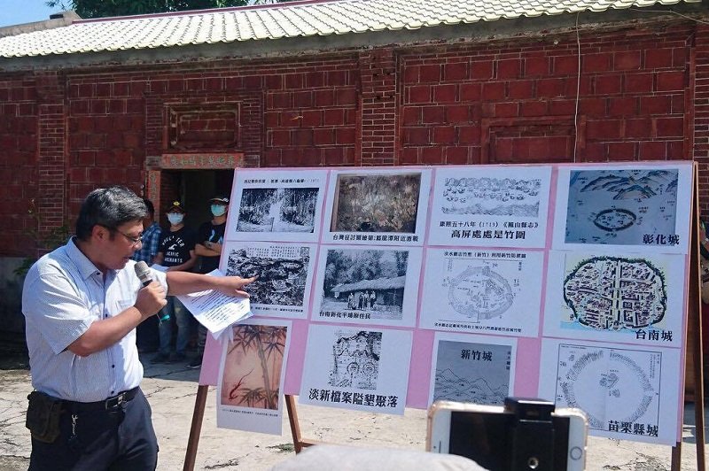 恆春張家古厝記者會。(寇延丁提供) 恆春張家古厝記者會。(寇延丁提供)