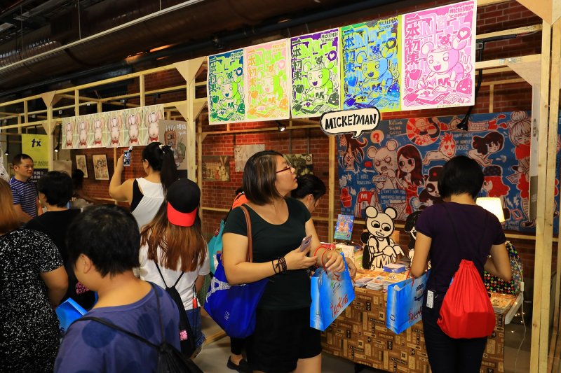 文創市集更創造民眾交流空間（圖／台中市政府）