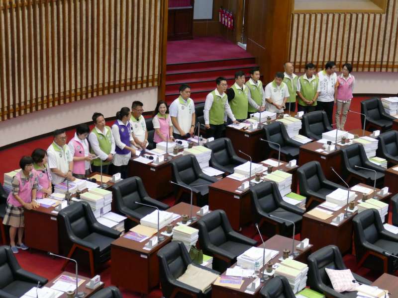 高雄市議會民進黨團。（圖／高雄市議會提供）