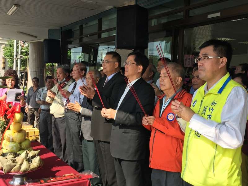 林耕仁強勢表態參選2018新竹市長選戰，邀來中央及地方大老助陣，凸顯其高人氣的旺盛企圖心。（圖／新竹市議員林耕仁提供）