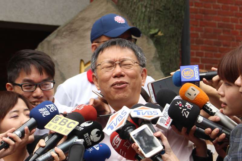 20171111-台北市長柯文哲。（方炳超攝）