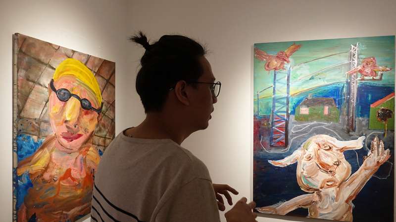 藝術家蔡瑞恒。(圖/非池中藝術網攝) 藝術家蔡瑞恒。(圖/非池中藝術網攝)
