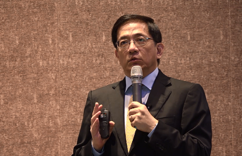 中研院士、台大講座教授管中閔當選台大新任校長。(圖為治校說明會,取自台大校長遴選專區視頻截圖) 中研院士、台大講座教授管中閔當選台大新任校長。(圖為治校說明會,取自台大校長遴選專區視頻截圖)
