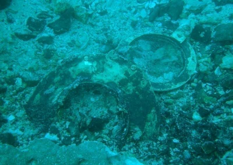 英國籍蒸汽輪船布哈拉號 (SS Bokhara),水中殘骸已經被海砂及珊瑚礁覆蓋。(圖/臧振華,研之有物提供) 英國籍蒸汽輪船布哈拉號 (SS Bokhara),水中殘骸已經被海砂及珊瑚礁覆蓋。(圖/臧振華,研之有物提供)