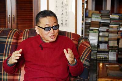 李敖作客《鲁豫有约》(圖/澎派新聞) 李敖作客《鲁豫有约》(圖/澎派新聞)