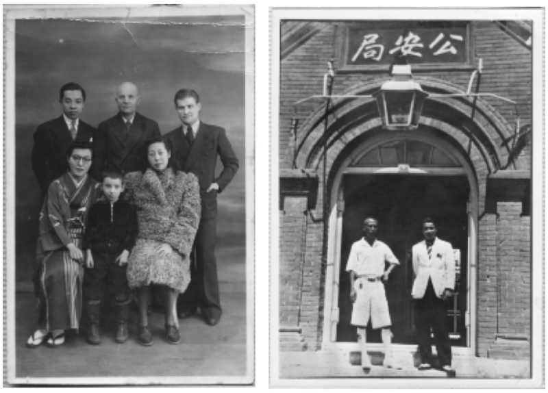 20180406-石津謙介與俄國友人在天津的留影。(石津家提供,作者整理) 20180406-石津謙介與俄國友人在天津的留影。(石津家提供,作者整理)