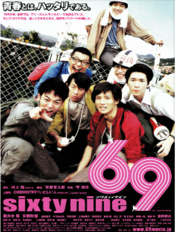 圖二:高中生的全共鬥:村上龍 69 sixty nine。(作者提供) 圖二:高中生的全共鬥:村上龍 69 sixty nine。(作者提供)