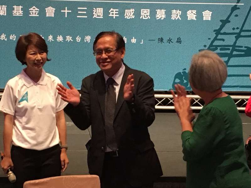 20180504-民視董事長郭倍宏出席凱達格蘭基金會餐會。(顏振凱攝) 20180504-民視董事長郭倍宏出席凱達格蘭基金會餐會。(顏振凱攝)