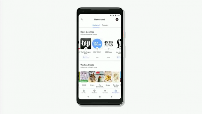 Google也能讓用戶直接訂閱、支付媒體的內容訂閱服務。(圖/取自Google I/O) Google也能讓用戶直接訂閱、支付媒體的內容訂閱服務。(圖/取自Google I/O)