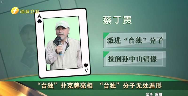 20180521-被海峽衛視指名的13為台獨分子之一–由台灣黨創黨黨主席蔡丁貴。(圖/取自今日海峽臉書) 20180521-被海峽衛視指名的13為台獨分子之一–由台灣黨創黨黨主席蔡丁貴。(圖/取自今日海峽臉書)