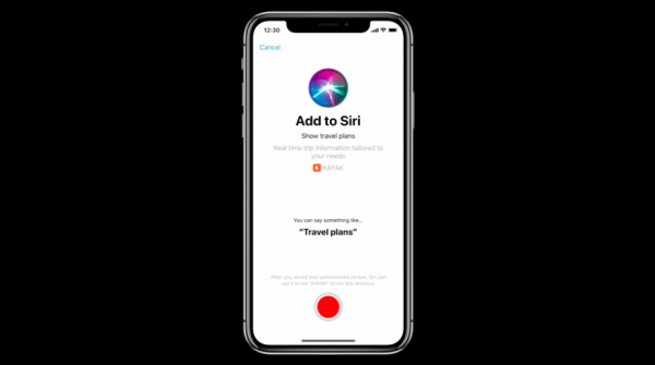 透過Siri Shortcuts新功能,用戶可以自己打造第三方App的客製化Siri指令。(圖/取自Apple,數位時代提供) 透過Siri Shortcuts新功能,用戶可以自己打造第三方App的客製化Siri指令。(圖/取自Apple,數位時代提供)