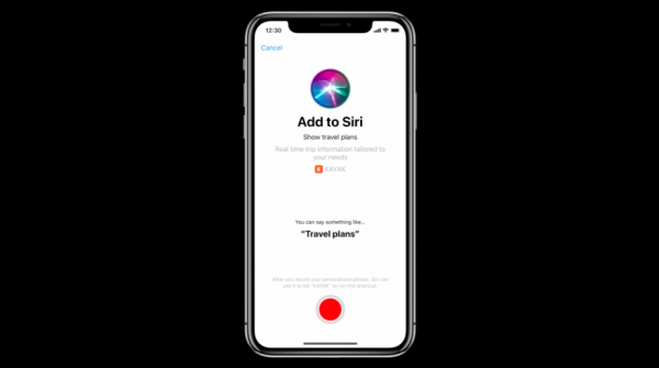 透過Siri Shortcuts新功能，用戶可以自己打造第三方App的客製化Siri指令。（圖／取自Apple，數位時代提供）