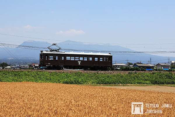 已有90年歷史的デハ101號電車，至今依然老當益壯，成為鐵道迷熱衷追尋的目標。（圖／陳威臣攝影｜想想論壇提供）