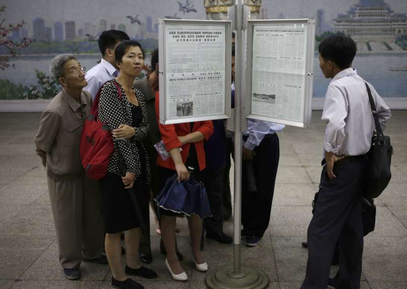 川金會，北韓民眾反應，平壤街頭，北韓社會（AP）