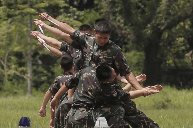 2018年7月1日,香港主權移交中國21周年,解放軍駐港部隊演練(AP) 2018年7月1日,香港主權移交中國21周年,解放軍駐港部隊演練(AP)