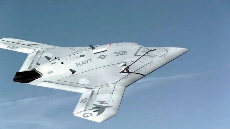 X-47B 具有極佳的隱身性能和戰場生存能力。(圖/YouTube) X-47B 具有極佳的隱身性能和戰場生存能力。(圖/YouTube)