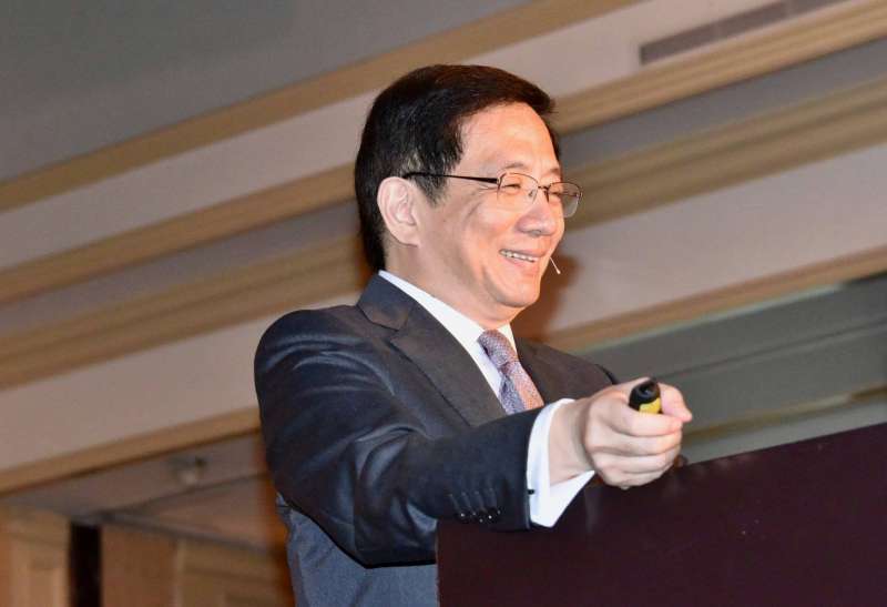 2018年7月21日,台大校長當選人管中閔在南加州台大校友會年會以「台大新價值,台灣新意志」為題發表演講(管中閔臉書) 2018年7月21日,台大校長當選人管中閔在南加州台大校友會年會以「台大新價值,台灣新意志」為題發表演講(管中閔臉書)