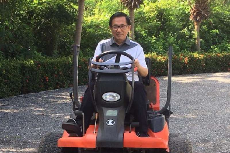 保外就醫的前總統陳水扁,向前總統馬英九連下兩道辯論戰帖。(取自新勇哥物語臉書) 保外就醫的前總統陳水扁,向前總統馬英九連下兩道辯論戰帖。(取自新勇哥物語臉書)