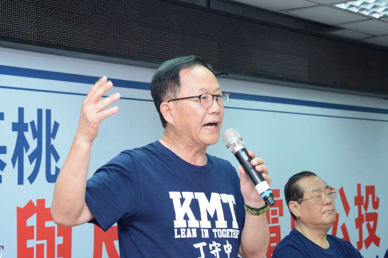  20180731-台北市長參選人丁守中出席「北北基桃輔選與反深澳電廠公投造勢大會」。丁守中（龍德成攝）