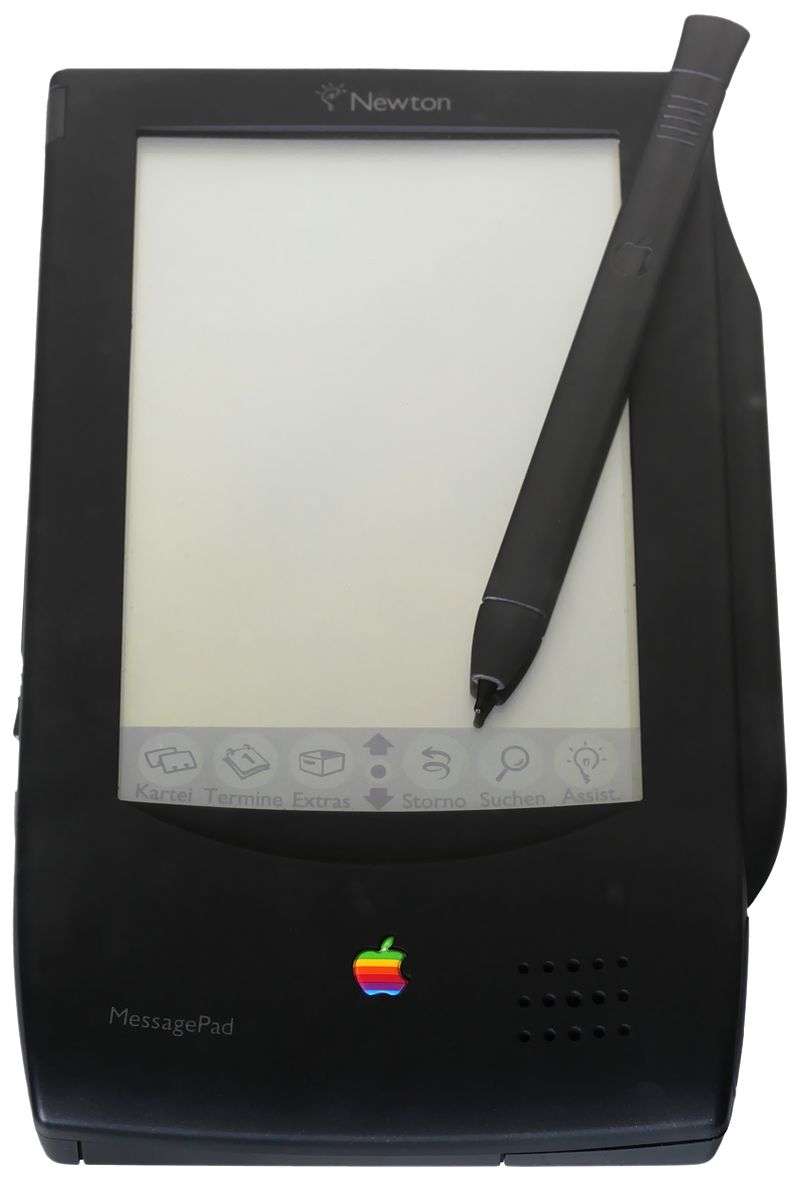 1993年蘋果電腦推出的Newton MessagePad 100。(Wikimedia CH. @ Wikipedia / CC BY-SA 2.0) 1993年蘋果電腦推出的Newton MessagePad 100。(Wikimedia CH. @ Wikipedia / CC BY-SA 2.0)