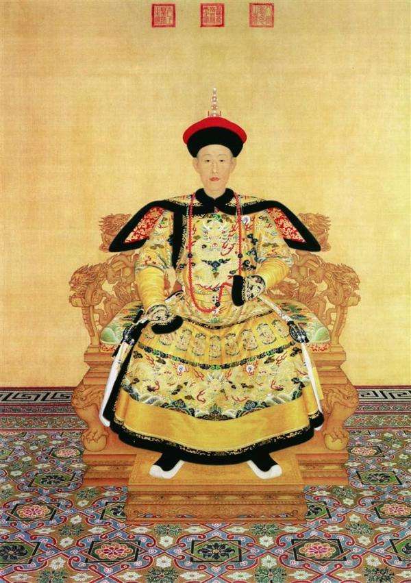 郎世寧繪乾隆畫像(圖/澎湃新聞) 郎世寧繪乾隆畫像(圖/澎湃新聞)