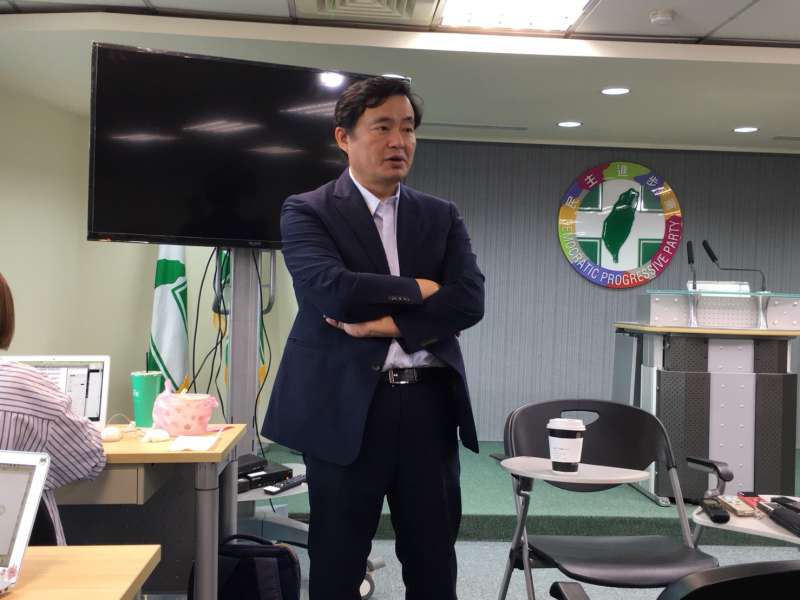 20180830_民進黨秘書長洪耀福。(顏振凱攝) 20180830_民進黨秘書長洪耀福。(顏振凱攝)