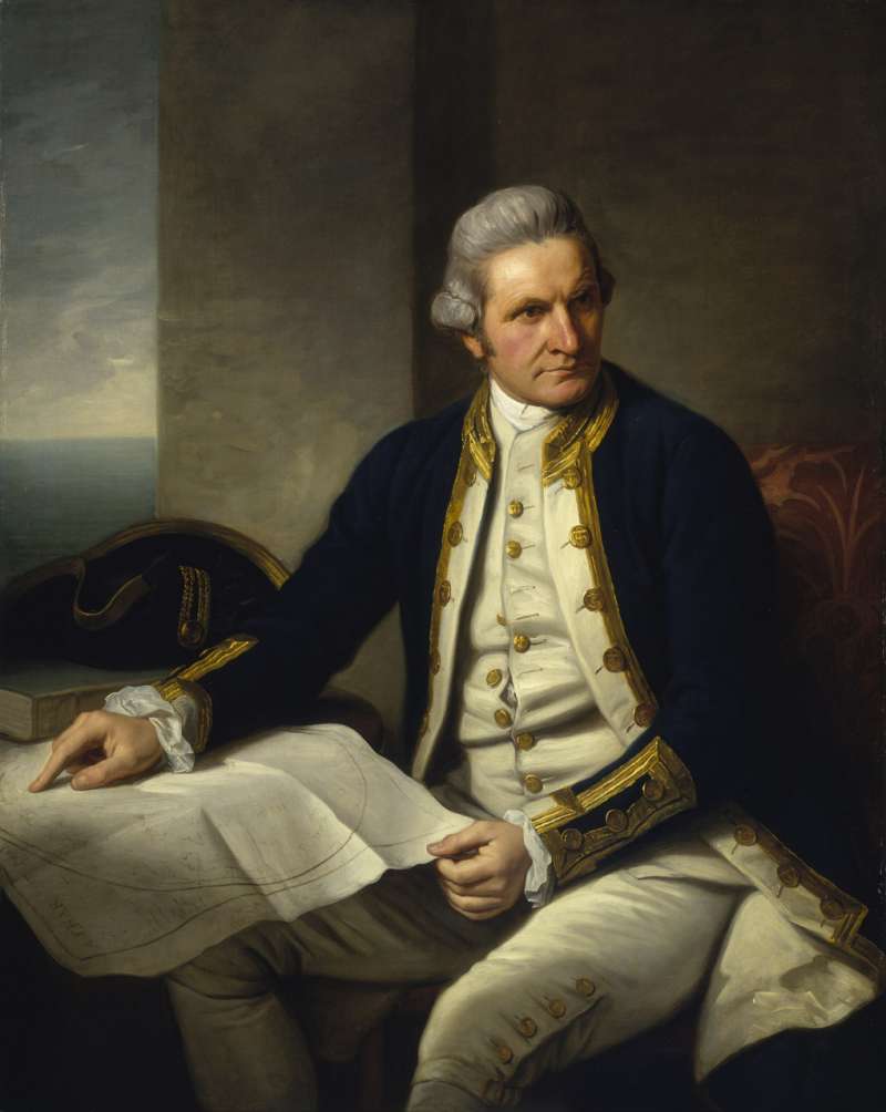 庫克船長（James Cook）（Wikipedia / Public Domain）