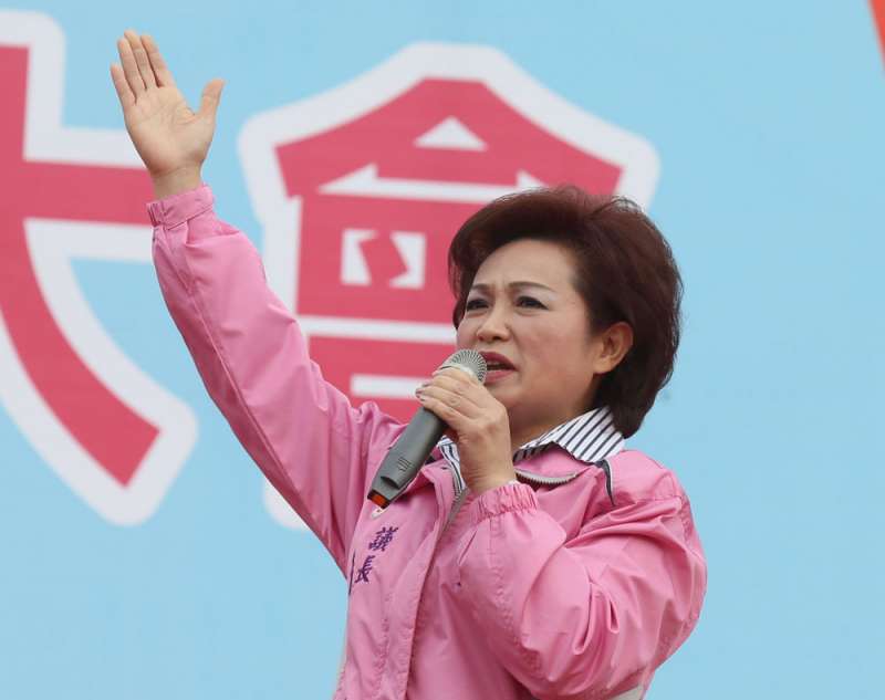 藍綠兩黨都評估蕭淑麗勝出機會不高,但攪局的作用卻很強。(林瑞慶攝) 藍綠兩黨都評估蕭淑麗勝出機會不高,但攪局的作用卻很強。(林瑞慶攝)