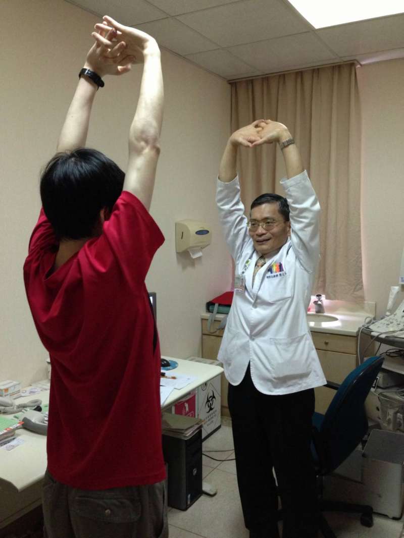 天如(國泰醫院物理治療師簡文仁提供) 天如(國泰醫院物理治療師簡文仁提供)