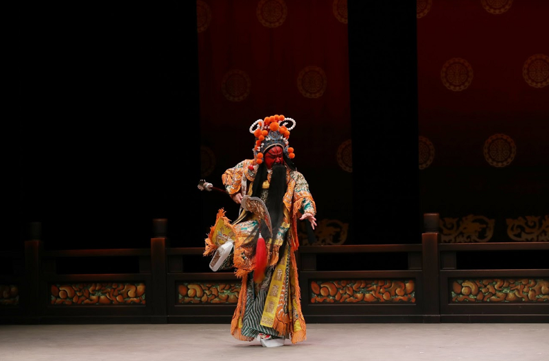 《漢津口》戴立吾 飾 關羽(國光劇團提供) 《漢津口》戴立吾 飾 關羽(國光劇團提供)